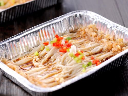六弓乡锡纸烤金针菇